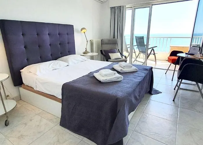 شقة Diana 808 South-facing Beachfront With Amazing Sea Views ماربيا